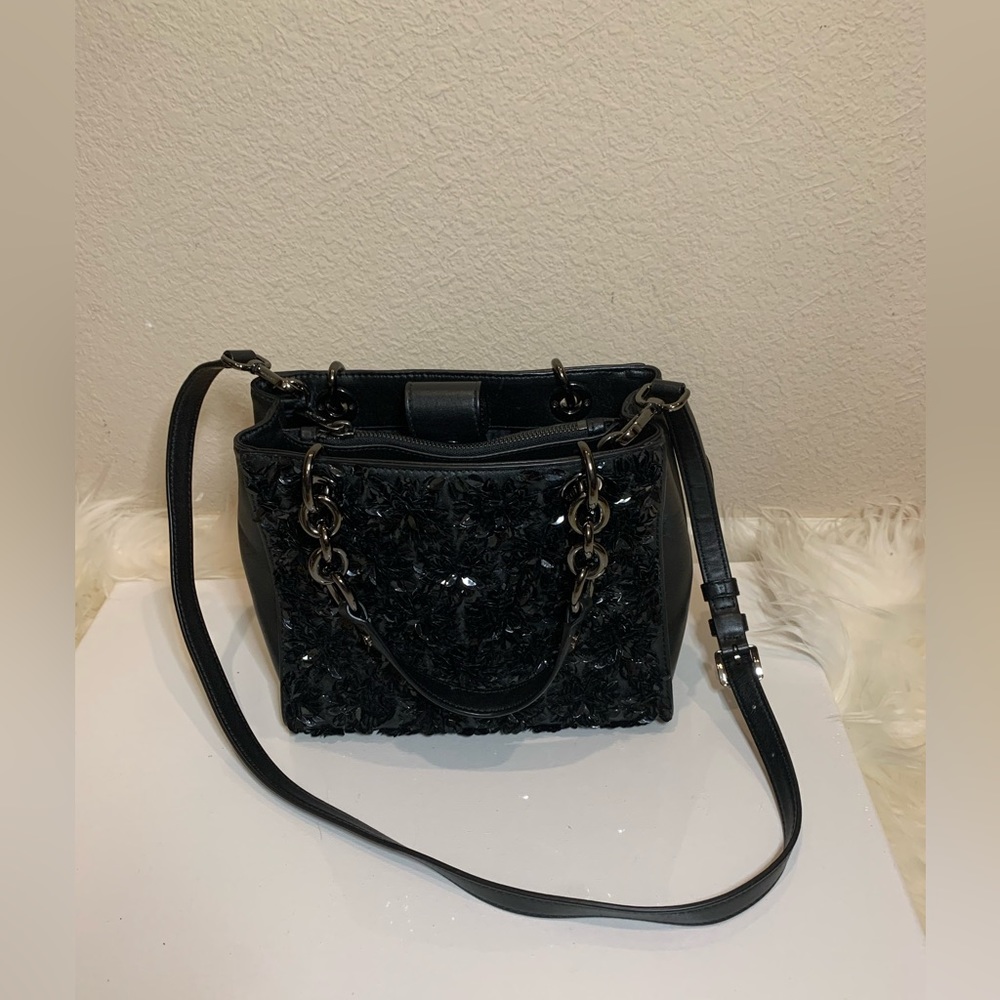 Like new sequins Michael Kors crossbody and hand bag